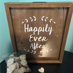 Rustic Happily Ever After Shadow Box